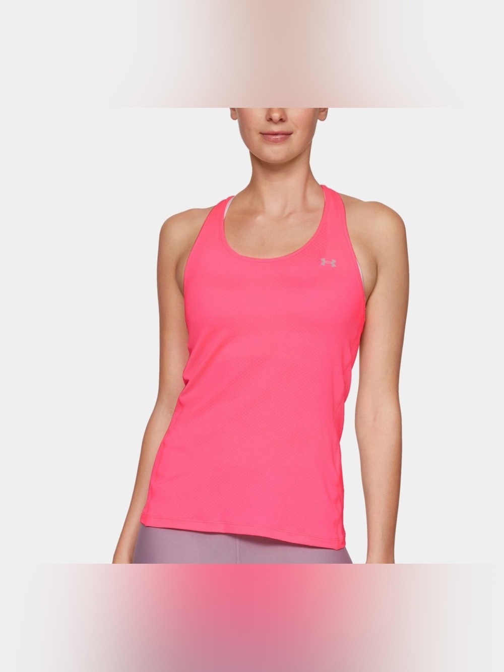 Under Armour Pink Racer Tank Size Medium